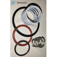增强耐腐蚀PTFE喷涂PFA包弹簧PFA/FEP包覆O型圈