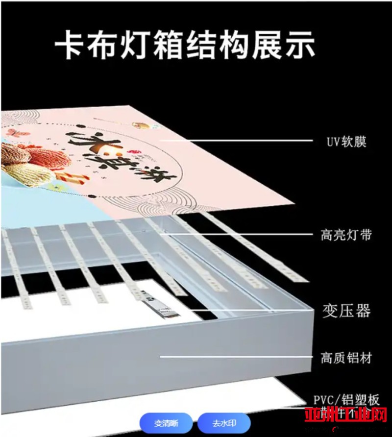 西安卡布灯箱,无边卡布灯箱,西安软膜灯箱,超薄灯箱点餐灯箱