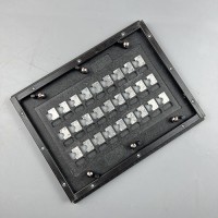 合成石板黑色防静电波峰焊治具PCB板插件载具厂家
