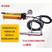双回路液压泵 XYS-1双回路注胶枪 带压堵漏工具