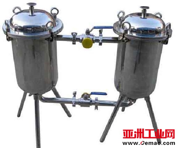 不锈钢双联切换过滤器,双联袋式过滤器厂家价格