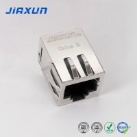 RJ45网口带变压器网络通讯10G rj45沉板贴片插件