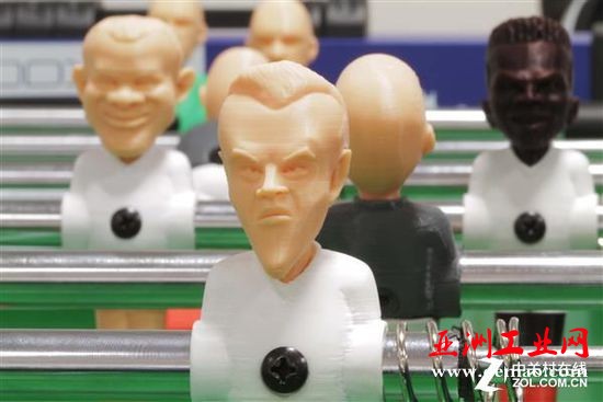 欧洲杯的激情 3D打印桌式足球小人偶