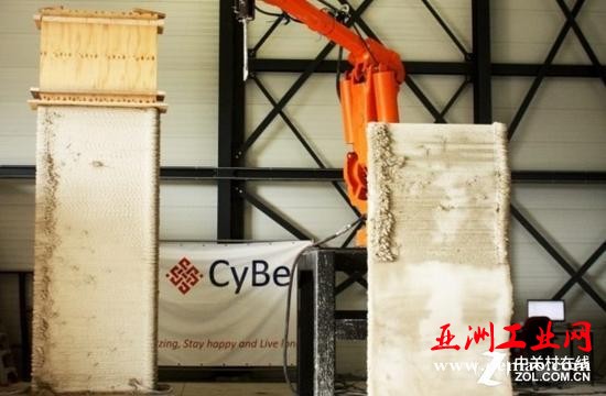 以水泥作耗材 这才叫真正的3D打印房屋 