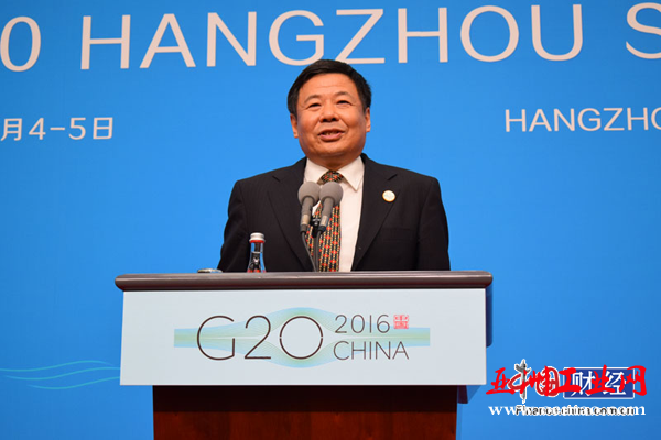 财政部副部长朱光耀 摄影:中国网财经记者 李春晖