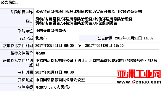 水质仪器采购市场蓄势待发 仪器品牌如何乘此良机
