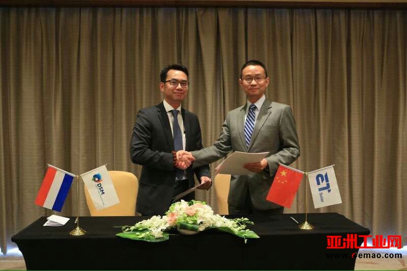 中盛阳光和帝斯曼宣布建立战略合作伙伴关系，加速应用了高性能绿色背板的光伏组件的市场化