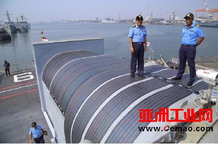印度海军军舰首次用上了太阳能，照明空调全靠它