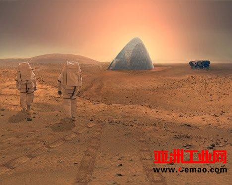 火星盖房有望? 专家：就地取材并引用3D打印技术