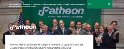 解析：如何看待赛默飞72亿美元买Patheon?