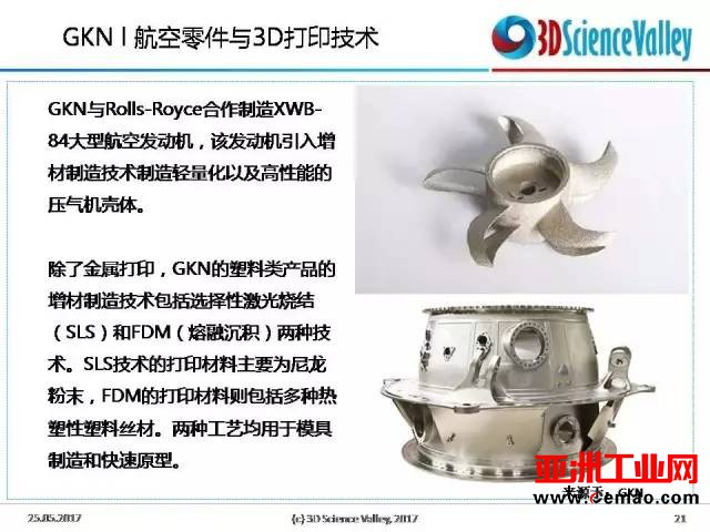 C919搭载的3D打印件及3D打印在航空市场的应用现状盘点