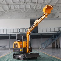 南方地区农用果园翻土施肥微型挖掘机 全液压双缸水冷挖掘机