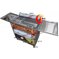小型自动控温燃气油炸锅多少钱,商用炸油条炸小吃油炸机