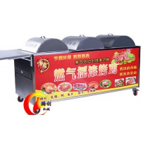 全自动旋转燃气烤鸡炉不用加盟,越南摇滚奥尔良烤鸡炉配方