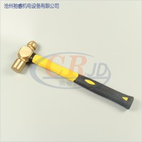 厂家直销防滑木柄式圆头锤