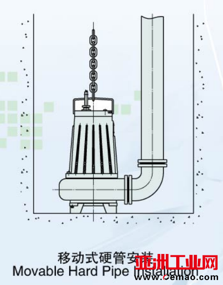 污水泵安装 移动式硬管安装